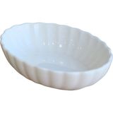 Kütahya Porselen Bone Luz Krem Oval Kayık 14,5X10X3,5CM Tekli BNLZF15OKS00 - 14,5 cm