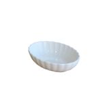 Kütahya Porselen Bone Luz Krem Oval Kayık 14,5X10x3,5Cm Tekli Bnlzf15oks00