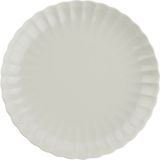 Kütahya Porselen Bone Luz Krem Servis Tabağı 27CM Tekli - 27 cm