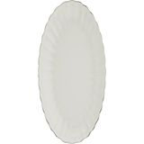 Kütahya Porselen Bone Luz Platin File Kayık Tabak 27X19CM Tekli BNLZF28KY220 - 27 x 19 cm