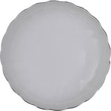 Kütahya Porselen Bone Luz Platin Fileli Çukur Tabak 20CM Tekli - 20 cm