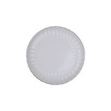 Kütahya Porselen Bone Luz Platin Fileli Pasta Tabağı 21cm Tekli