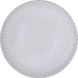 Kütahya Porselen Bone Luz Platin Fileli Servis Tabağı 27CM Tekli - 27 cm