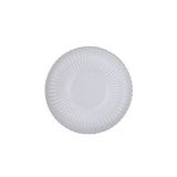 Kütahya Porselen Bone Luz Platin Fileli Servis Tabağı 27cm Tekli Krem