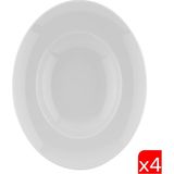 Kütahya Porselen Bone Risus Makarna Tabağı Krem 27,5cm BNRS27SPT00 4 Lü - 27,5 cm