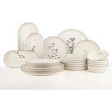 Kütahya Porselen Bone V-Form Angelica 27 Parça 6 Kişilik Yemek Takımı - Outlet Vitrin