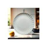 Kütahya Porselen Boneporce Bone Luz 21 Cm 6 Adet Pasta Tatlı Kahvaltı Sunum Tabağı Tabak