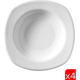 Kütahya Porselen Çisil Çukur Tabak 22CM CSL22CK00 4 Lü - 22 cm