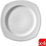 Kütahya Porselen Çisil Servis Tabağı 23,5cm CSL24DU00 4 Lü - 23,5 cm