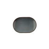 Kütahya Porselen Colorx Ofd 28 cm Oval Tabak Pearl 01 Mavi 2'li