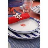 Kütahya Porselen Coral Paradise Moderna 4 Parça 19 cm Düz Tabak