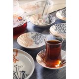 Kütahya Porselen Corallo 6 Parça 10 cm Çay Tabağı