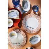 Kütahya Porselen Crimson Lines 8 Parça 2 Kişilik Kahvaltı Takımı