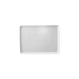 Kütahya Porselen Dikdörtgen Tabak Kırık Beyaz 18X13cm Tekli Tan18x13du00