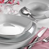 Kütahya Porselen Efes 6 Parça Platin 20 Cm Pasta Tabak