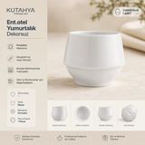 Kütahya Porselen Ent.otel Yumurtalık Dekorsuz - beyaz