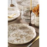 Kütahya Porselen Fleur 5 Parça 20 cm Pasta Tabağı