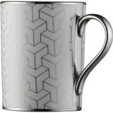 Kütahya Porselen Forest Mug Platin Kaplama 2'li Kupa