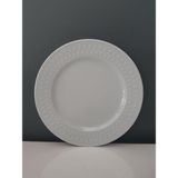 Kütahya Porselen Inci 1 Adet 21 cm Pasta Tabağı Dekorsuz