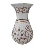 Kütahya Porselen Kandil 20 cm Dekor No:3678 Beyaz Altın Vazo