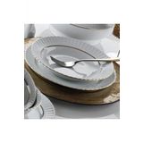 Kutahya Porselen Mat Yaldizli Yemek Tabagi 19Cm 6 Adet