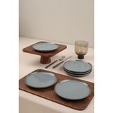 Kütahya Porselen Moderna 6 Parça Mavi 15CM Pasta Tabağı Seramik Malzeme ile Şık Tasarım