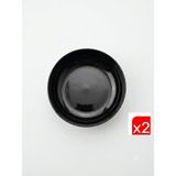 Kütahya Porselen Moderna Çorba Kasesi Siyah 15CM MOD15KS740104 2 Li - 500 ml