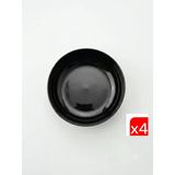 Kütahya Porselen Moderna Çorba Kasesi Siyah 15Cm Mod15ks740104 4 Lü