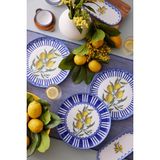 Kütahya Porselen Moderna Lemon Charm 14 Parça 6 Kişilik Kahvaltı Takımı Krem Renkli Porselen