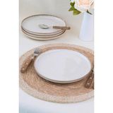 Kütahya Porselen Moderna Pasta Takımı Tarçın 4 Parça 21CM MOD21DUS4730P02 - 21 x 21 cm