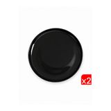 Kütahya Porselen Moderna Servis Tabağı Siyah 24Cm Mod24du740104 2 Li