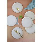 Kütahya Porselen Moderna Servis Tabağı Tarçın 24 CM 6'lı