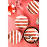 Kütahya Porselen Ocean Line 4 Parça 20 cm Pasta Tabağı Turuncu