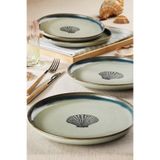 Kütahya Porselen Perla 4 Parça 21 Cm Pasta Tabağı Yeşil