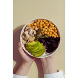 Kütahya Porselen Porselen Chef Taste Of 20 cm Çukur Salata Tabağı 2 li Mikrodalgada Kullanılabilir 2 Çukur Tabak Bej
