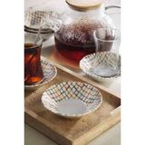 Kütahya Porselen Ritmo 6 Parça 10 cm Çay Tabağı
