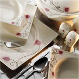 Kütahya Porselen Square Bone 84 Parça 65104 Yemek Takımı SQR384YT3065104
