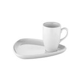 Kütahya Porselen Tavola D Brunch Tabak - 100 ml - 1 Adet - Beyaz