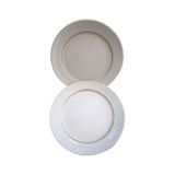 Kütahya Porselen Yaldızlı 6x25 cm Servis Tabağı