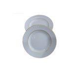 Kütahya Porselen Yaldızlı Yemek Tabağı 6 Lı 22 Cm
