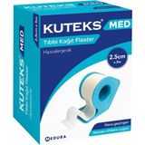 Kuteks Hipoalerjenik Tıbbi Kağıt Flaster 2.5cm x 5mt – 1 Adet - 2,5 x 5