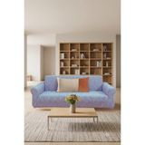 KUTLALE Jakarlı Ağaç Kabuğu (Çubuk) Desen 3 Kişilik Koltuk, Kanepe, Çekyat Örtüsü, Streç, Esnek, Lastikli, Koltuk Kılıfı Gri Renk - 183 x 230 cm
