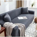 KUTLALE Likralı Pitikare Desen 3 Kişilik (1 Adet) Koltuk, Kanepe, Çekyat Örtüsü, Streç, Esnek, Lastikli, Koltuk Kılıfı - 185 x 230 cm - Antrasit