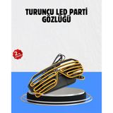 Kutlamalara Renk Katan Led Işıklı Parti Gözlüğü
