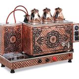 KUTLU TİCARET 3 Demlikli Bakır Çay Kazanı