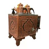 KUTLU TİCARET Kutlu Şehzade Bakır Çay Kazanı (ELEKTRİKLİ)