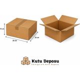 Kutu Deposu 26X26X15 cm E-Ticaret ve Kargo Kutusu (10 Adet)