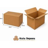 Kutu Deposu 30X40X30 cm Karton Kitap Kolisi (10 Adet)