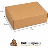 Kutu Deposu 35X41X13 cm E-Ticaret ve Kargo Kutusu (Elbise Kutusu) (20 Adet)