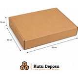 Kutu Deposu 40X50X10 cm E-Ticaret ve Kargo Kutusu (25 Adet)